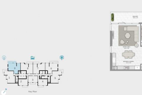 Apartment in LA VIE in Jumeirah Beach Residence, Dubai, UAE 2 bedrooms, 141 sq.m. № 637112 - photo 3