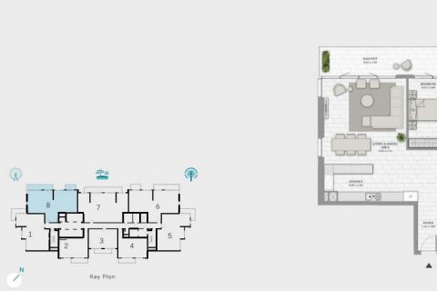 Apartment in LA VIE in Jumeirah Beach Residence, Dubai, UAE 3 bedrooms, 182 sq.m. № 637111 - photo 3