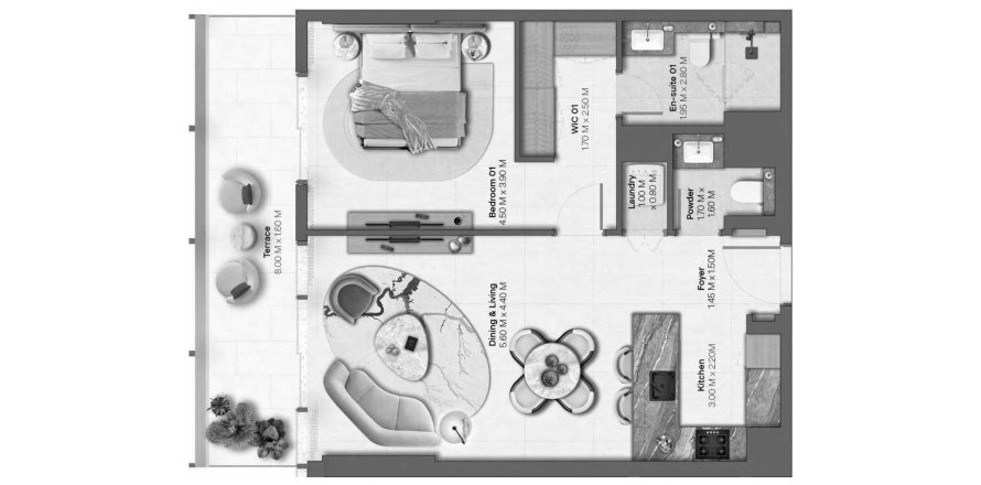 Apartment in Hado by Beyond in Dubai, UAE 1 bedroom, 99 sq.m. № 685729