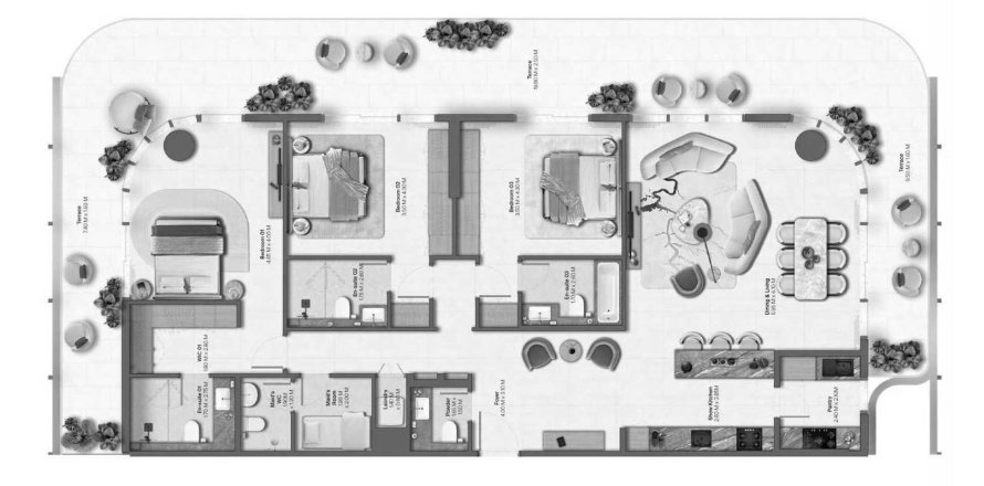 Apartment in Hado by Beyond in Dubai, UAE 3 bedrooms, 249 sq.m. № 685733