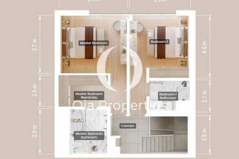 Пәтер Абу-Даби, БАӘ-да 2 жатын бөлмелер, 155 м² № 644599 - фото 13