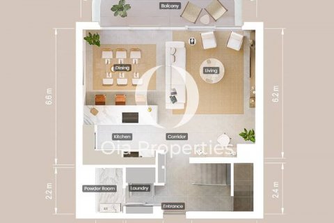 Пәтер Абу-Даби, БАӘ-да 2 жатын бөлмелер, 155 м² № 644599 - фото 12