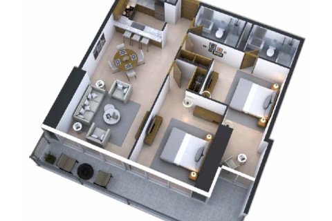 Apartment in Business Bay, Dubai, UAE 1 room № 690188 - photo 8