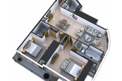 Apartment in Business Bay, Dubai, UAE 1 room № 690188 - photo 5