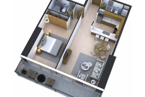 Apartment in Business Bay, Dubai, UAE 1 room № 690188 - photo 7