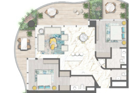 Apartment in Business Bay, Dubai, UAE 1 room № 690184 - photo 13