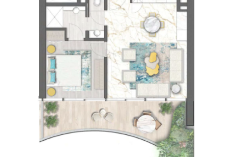 Apartment in Business Bay, Dubai, UAE 1 room № 690184 - photo 11