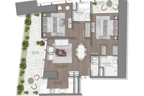 شقة للبيع في Sheikh Zayed Road، دبي، الإمارات العربية المتحدة 85 غرفة نوم ، 94 متر مربع ، رقم 690187 - صورة 12