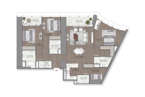 شقة للبيع في Sheikh Zayed Road، دبي، الإمارات العربية المتحدة 85 غرفة نوم ، 94 متر مربع ، رقم 690187 - صورة 11