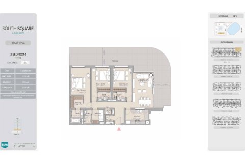 Apartman u Dubai South (Dubai World Central), UAE 1 spavaća soba, 96 m2 Br. 728390 - fotografija 18