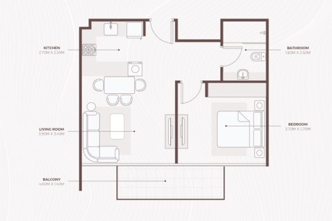 Apartment in Al Jaddaf, Dubai, UAE 1 room, 46 sq.m. № 728395 - photo 13