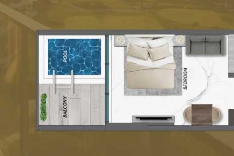 Apartment in SAMANA GOLF VIEWS in Dubai Sports City, UAE 1 room, 38 sq.m. № 637073 - photo 3