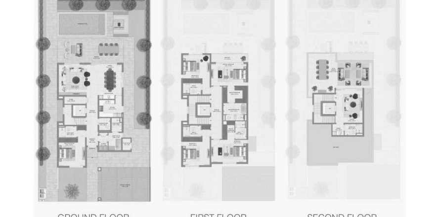 Villa i The Valley, Dubai, UAE 5 sovrum, 525 kvm Nr. 660674