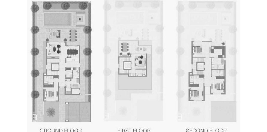 Villa i The Valley, Dubai, UAE 4 sovrum, 404 kvm Nr. 660673