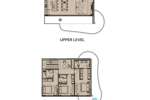Dubai, संयुक्त अरब अमीरात में अपार्टमेंट, 1 बेडरूम, 78 वर्ग मीटर, संख्या 690304 - फ़ोटो 7