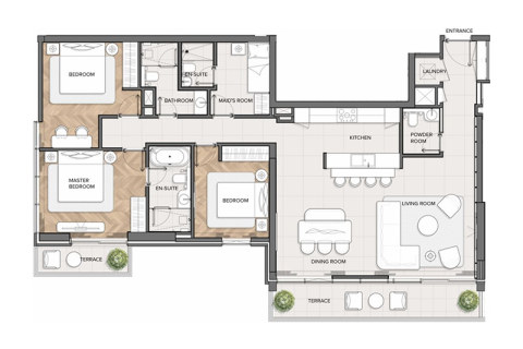 Купить квартиру в Дубай Марина, ОАЭ 1 спальня, 78м2, № 690302 - фото 5