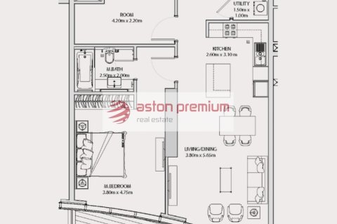 Apartemen di Downtown Dubai (Downtown Burj Dubai), UEA 1 kamar tidur, 107.1 m2 nomor 645126 - foto 33