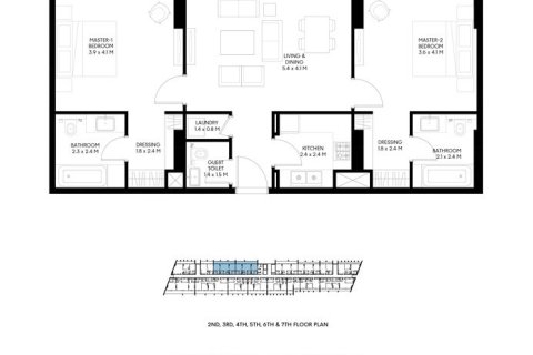 Apartment in NESBA 3 in Muwaileh Commercial, Sharjah, UAE 1 bedroom, 71 sq.m. № 704867 - photo 8