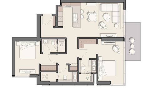 Apartment in Belgrove Residences in Nadd Al Sheba, Dubai, UAE 1 bedroom, 79 sq.m. № 704868 - photo 16