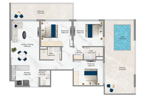 شقة للبيع في Dubai Silicon Oasis، دبي، الإمارات العربية المتحدة 36 متر مربع ، رقم 732787 - صورة 10