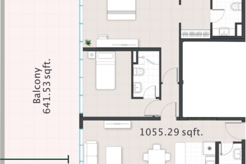 Apartment in Al Reem Island, Abu Dhabi, UAE 2 bedrooms, 158 sq.m. № 717096 - photo 4