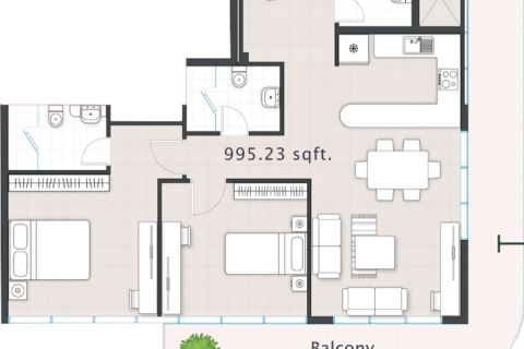 Apartment in Al Reem Island, Abu Dhabi, UAE 2 bedrooms, 129 sq.m. № 717098 - photo 4
