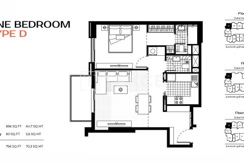 Lakás itt: Jumeirah Village Triangle, Dubai, EAE, 3 hálószoba, 150 m², azonosító: 712001 - fénykép 18