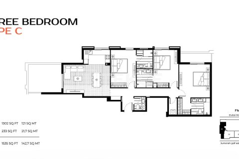 Lakás itt: Jumeirah Village Triangle, Dubai, EAE, 3 hálószoba, 150 m², azonosító: 712001 - fénykép 21
