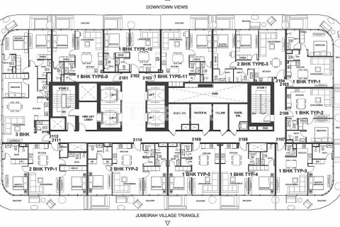 آپارتمان برای فروش در Jumeirah Village Triangle، Dubai، امارات متحده عربی 2 خوابه ، 97 متر مربع ، شماره 712002 - تصویر 29