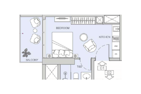 Apartamento para venda em Jumeirah Village Circle, Dubai, EAU 1 quarto, 31 m2 № 690281 - foto 6