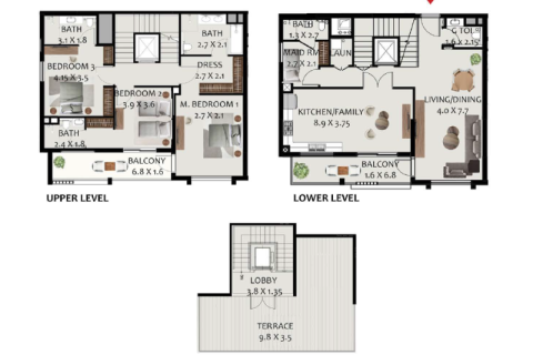 Dzīvoklis wasl gate, Dubaijā, AAE 1 istaba Nr. 690279 - attēls 10
