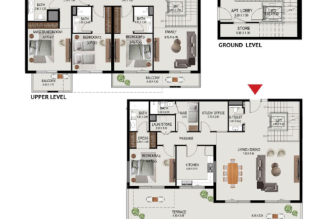 Dzīvoklis wasl gate, Dubaijā, AAE 1 istaba Nr. 690279 - attēls 12