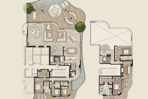 Takvåning till försäljning i Al Safa, Dubai, UAE 3 sovrum Nr. 690277 - fotografi 9