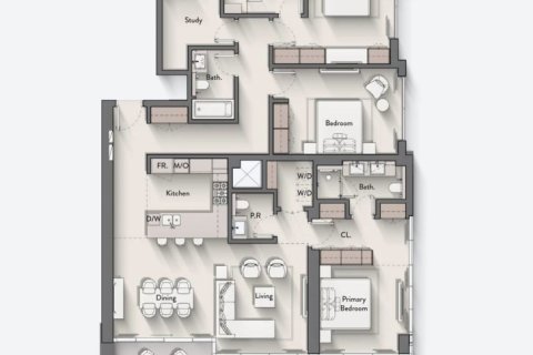Apartment in HILLMONT RESIDENCES in Jumeirah Village Circle, Dubai, UAE 42 sq.m. № 704978 - photo 9