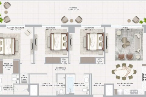 Apartment in OCEAN POINT in Mina Rashid, Dubai, UAE 1 bedroom, 73 sq.m. № 704981 - photo 12
