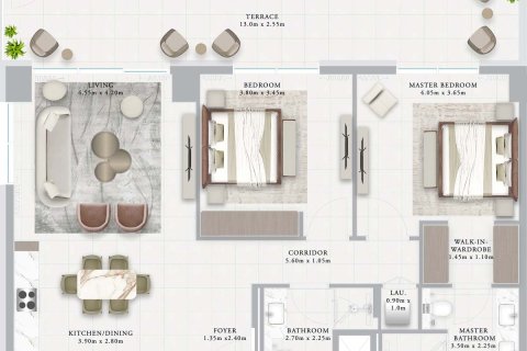 Apartment in OCEAN POINT in Mina Rashid, Dubai, UAE 1 bedroom, 73 sq.m. № 704981 - photo 10