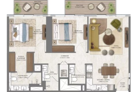 آپارتمان برای فروش در  Zabeel، Dubai، امارات متحده عربی  1 خوابه ، 68 متر مربع ، شماره 704977 - تصویر 11