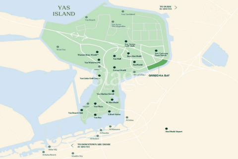 Müüa korter on the Yas Island, Abu Dhabi, AÜE: 1 magamistoaga, 75 m² Nr 639095 - pilt 12