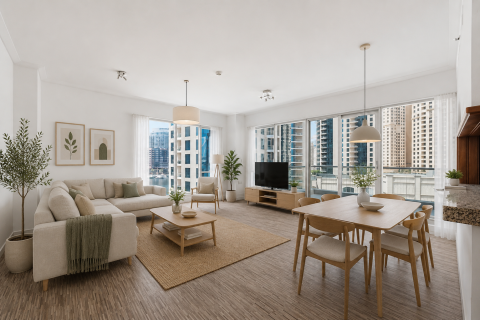 Apartament w Dubai Marina, Dubai, ZEA 2 sypialnie, 144.74 mkw. nr 749747