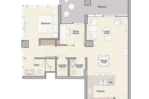 Appartement à vendre à  Business Bay, Dubai, EAU 1 chambre, 94.9 m2 № 633830 - photo 12