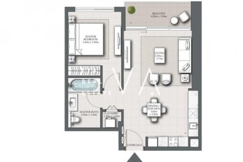 Apartment in Dubai Marina, UAE 1 bedroom, 71.42 sq.m. № 637864 - photo 8