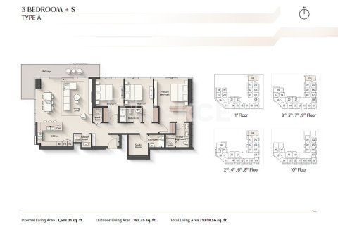 Apartment in Meydan, Dubai, UAE 1 bedroom, 64 sq.m. № 719562 - photo 19
