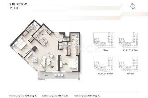 Apartment in Meydan, Dubai, UAE 1 bedroom, 64 sq.m. № 719562 - photo 21