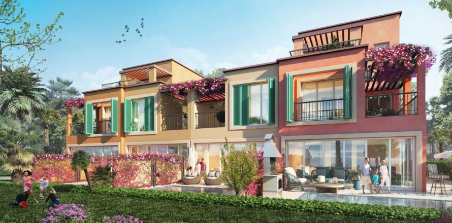 خانه شهری در Damac Lagoons، Dubai ، امارات متحده عربی 4 خوابه ، 211.54 متر مربع.  شماره 748201