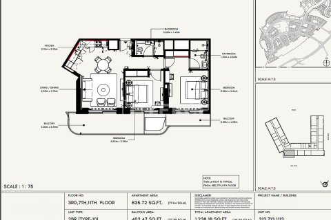 Wohnung zum Verkauf in Dubai, VAE 3 Schlafzimmer, 132 m2 Nr. 686702 - Foto 28