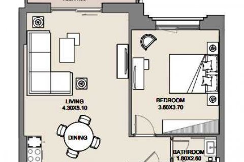 Apartment in Umm Suqeim, Dubai, UAE 1 bedroom, 70 sq.m. № 636880 - photo 4