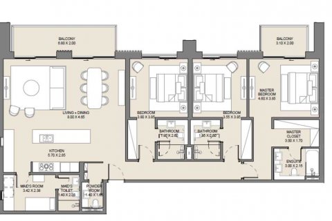 Apartment in Umm Suqeim, Dubai, UAE 203 sq.m. № 636882 - photo 5