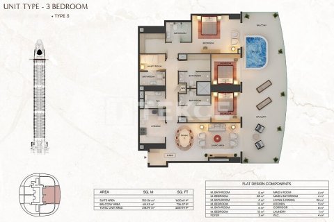 Apartamento en venta en Dubai, EAU 1 dormitorio, 69 m2 № 758123 - foto 24