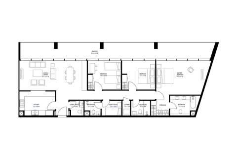 Apartmán v Aljada, Sharjah, SAE 1 spálňa, 67 m2 č. 689914 - Fotografia 6