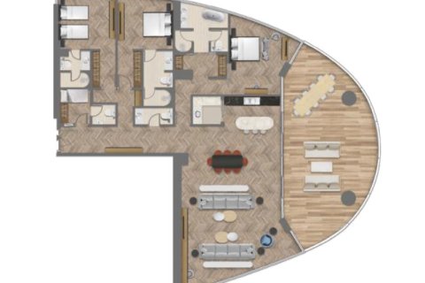 Apartemen di Business Bay, Dubai, UEA 2 kamar tidur, 188 m2 nomor 689919 - foto 10